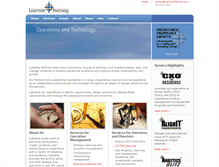 Tablet Screenshot of lightshippartners.com